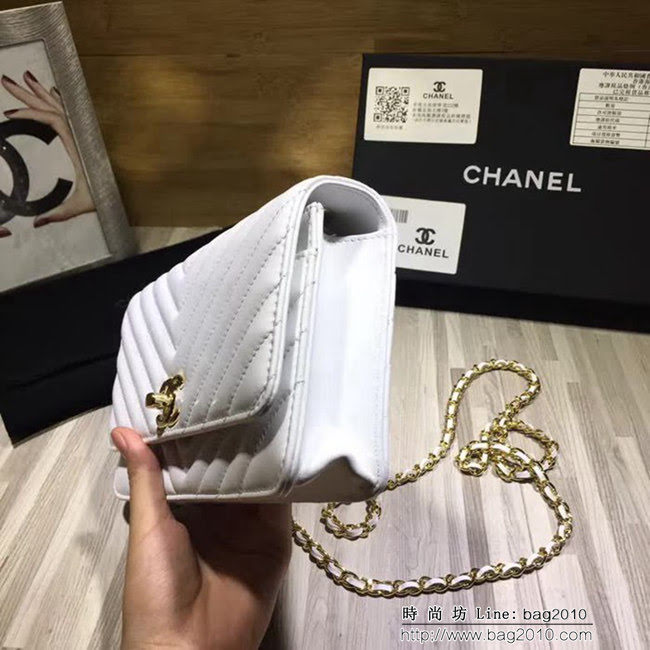 香奈兒CHANEL V982新款新顏色專櫃品質羊皮鏈條小包 DSC1256